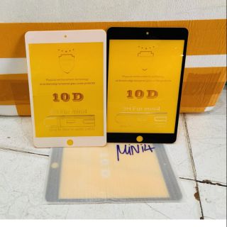 Kính cường lực 10D cho ipad Mini 4/ Mini 5 2019 Full màn hình viền màu