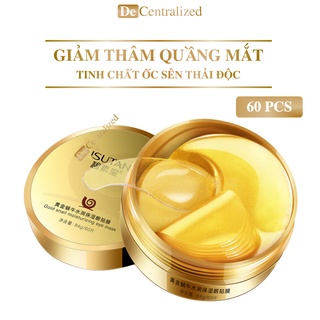Mặt Nạ Mắt Dưỡng Da, Mặt Nạ ngủ Dưỡng Mắt Giảm Quầng Thâm Giảm Thâm Mắt Thải Độc Tinh Chất Ốc Sên Bisutang 60 Miếng