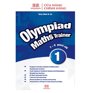 [Mã BMBAU50 giảm 7% đơn 99K] Sách Olympiad Maths Trainer 1, Toán lớp 1 - Á Châu Books ( 6 - 7 tuổi )