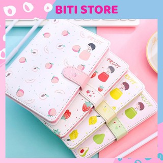 Sổ Bìa Bọc Da Pu Có Cài Nam Châm Hít Chống Thấm Nước Dễ Thương BiTi SBN463