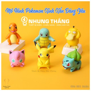 Mô Hình Nhân Vật Pokemon Xinh Xắn Đáng Yêu - Họa Tiết Tinh Xảo - Bảo Hành 12 Tháng