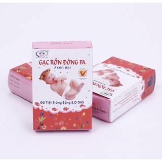 Gạc rốn đông pha (hộp/3 miếng)