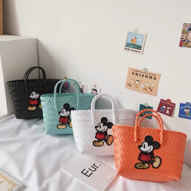 Túi đan Mickey