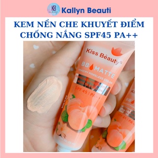 Kem Nền BB Che Khuyết Điểm Chống Nắng Đào Kiss Beauty SPF45 Kallyn Beauti