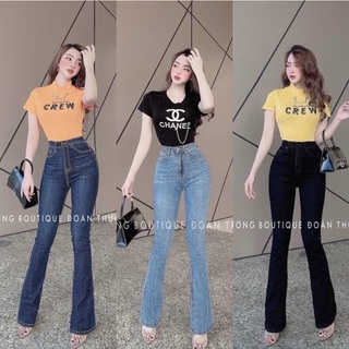 [Mã FAMARAL1 giảm 10K đơn 50K] Quần jeans ống loe siêu hot 3 màu