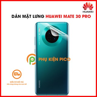 Dán lưng Huawei Mate 30 Pro full mặt lưng dẻo trong suốt PPF tự phục hồi vết xước - Dán lưng Huawei Mate 30 Pro