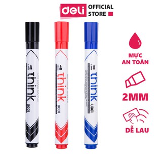 [Hộp 12 Chiếc] Bút Dạ Viết Bảng Trắng Deli Có Thể Xóa Được - Nét Trơn Tru, Mực Ra Đều - EU00120/ EU00130/ EU00140