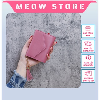 Ví nữ mini cầm tay nhiều ngăn nhỏ gọn đẹp thời trang giá rẻ MEOW STORE VN02