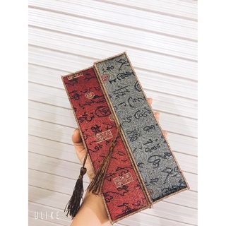 Hộp gấm nhung đựng dây chuyền chuỗi dây đeo cổ vòng cổ sang trọng 25x6.5x3.8cm