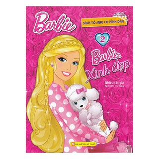Sách - Barbie Xinh Đẹp 2 (Sách Tô Màu Có Hình Dán)