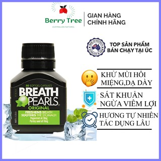 Viên uống thơm miệng Breath Pearls Úc 50 viên