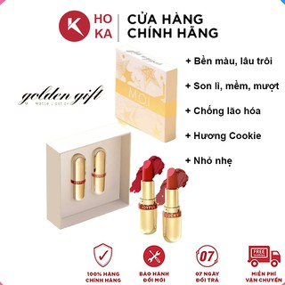 Son Hồ Ngọc Hà Son FREE SHIP Son Thỏi Vàng Mini Golden Gift Chính Hãng MOI Hàn Quốc Bền Màu Lâu Trôi Thơm Tự Nhiên