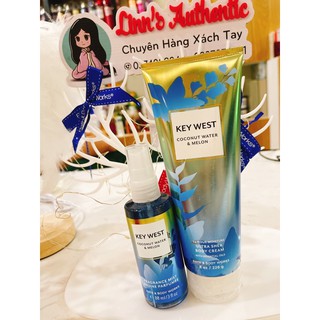 BILL AUTH BBW KEM DƯỠNG THỂ XỊT THƠM KEYWEST COCONUT WATER &amp; MELON USA