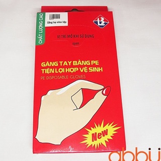 Găng tay lilon hộp 100 chiếc