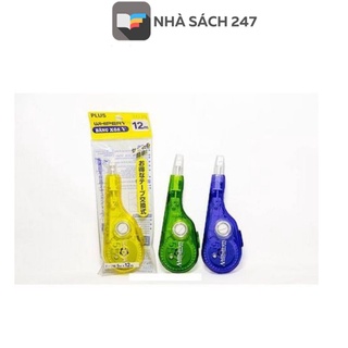 Băng xoá Plus dài Whiper V  (Bút xóa băng) chất lượng cao, dày và dẻo dai, ít đứt khi sử dụng, giúp cho chữ viết rõ ràng
