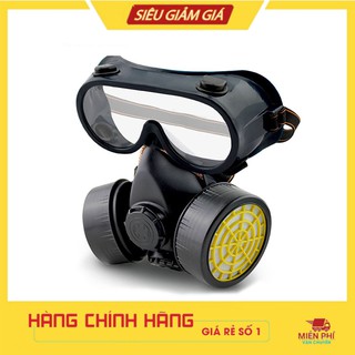 MẶT NẠ PHÒNG ĐỘC 2 PHIN LỌC CÓ KÍNH