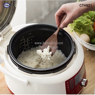 Muôi xới cơm đa năng gỗ Óc Chó nhập khẩu - chịu nhiệt cao - CTH521 - HAHANCO