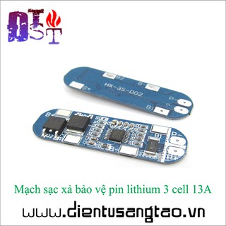 ✅ [RẺ NHẤT VIỆT NAM] Mạch sạc xả bảo vệ pin lithium 3 cell 13A