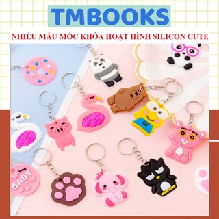 [Free Ship Đơn 50k ] Móc Khóa Silicon Hoạt Hình Nhiều Mẫu Dễ Thương (Ngẫu Nhiên)