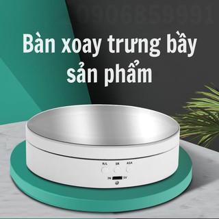 Đế xoay 360 độ,bàn quay trưng bầy sản phẩm 14cm (Chịu tải 3kg)