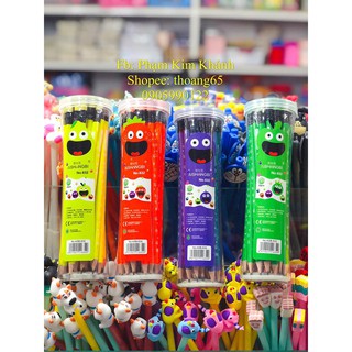[GIÁ TỐT] Ống 30 Bút chì 2B mẫu monster