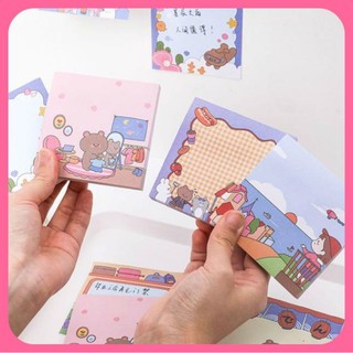 Note ghi chép phong cách Hàn Quốc hình con vật siêu đáng yêu - Giấy nhớ cute tiện lợi ghi chú nhanh