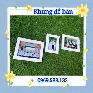 Bán sỉ /lẻ khung ảnh 13x18cm để bàn hoặc treo tường(mặt khung bằng mica)