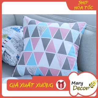 Gối tựa sofa Mary Decor - họa tiết Tam giác màu G-E08