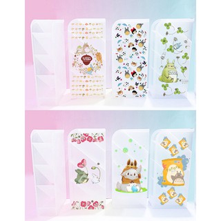 Ống cắm bút totoro 4 tầng CB4I21 ống cắm để đồ trang điểm kpop thần tượng hoạt hình idol