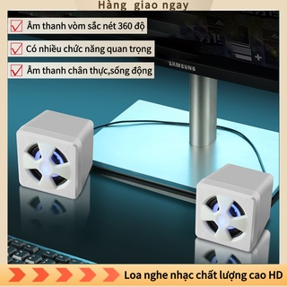 Loa máy tính mini có dây để bàn thời trang đa chức năng, Loa để bàn máy vi tính nhiều màu sắc