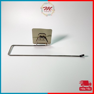 Thanh, Móc Inox Treo Giấy Vệ Sinh, Cuộn Giấy, Khăn Lau Nhà Bếp Dán Tường Siêu Chắc - MTDDT