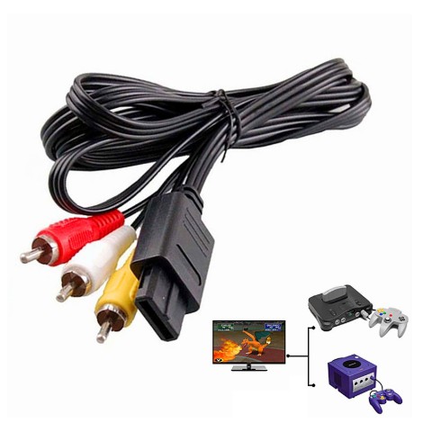 Cáp AV cho Máy GAME SNES GAMECUBE N64