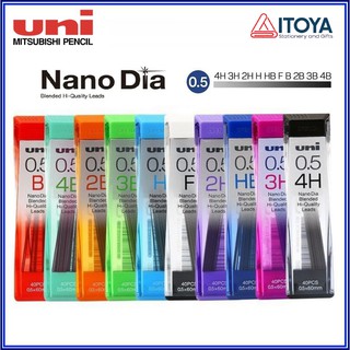 Ruột chì đen Uni Nano Dia 0.5mm