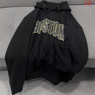 Áo hoodie chữ BOSTON