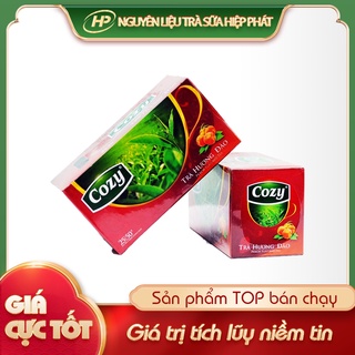 Trà túi lọc hương đào COZY - [BÁN CHẠY] - 50gr gồm 25 túi/ 2gr/gói  - SP010218  - Nguyên liệu pha chế trà sữa HIỆP PHÁT
