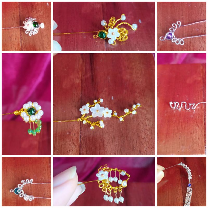( trang sức búp bê)trâm cài p33