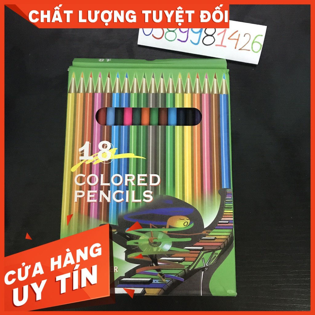 Bút chì 18 màu