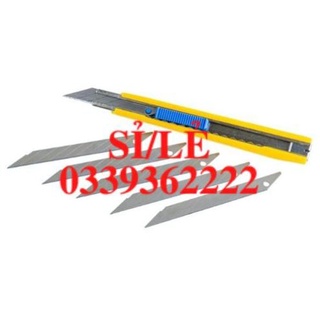 [ HAIANHSHOP ] [Hộp 10 chiếc] Lưỡi dao rọc giấy/ dao cắt giấy sắc bén loại dày đẹp Duashop >