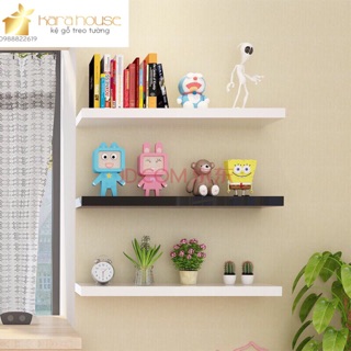 SET 3 THANH KỆ GỖ DÀI 60cm sâu 12 dày 2cm. Tặng kèm vít nở.