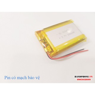 Combo 10 viên pin Lipo 3.7v 103450 2000mAh