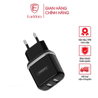 Bộ sạc hỗ trợ 2 cổng USB, 3 dây sạc Earldom ES-143