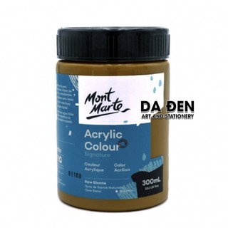 [DA ĐEN] Màu Mont Marte Signature Acrylic Colour 300ml (10.1-oz) - Raw Sienna