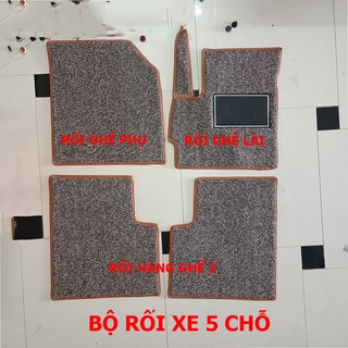 Bộ rối lót chân trên thảm 5D dành cho xe 5 chỗ Mercedes C, GLC, S, C230, S600, CLA-200