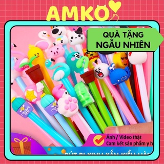 [Được Chọn Mẫu] Bút Nước Mực Đen Nhiều Hình Xinh Cute AMKO B01