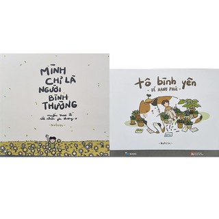 Sách - Combo 2 Cuốn: Mình Chỉ Là Người Bình Thường + Tô Bình Yên Vẽ Hạnh Phúc [AZVietNam]