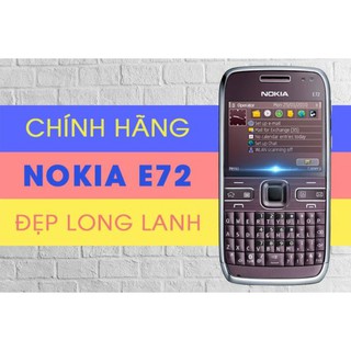 Điện thoại Nokia E72 Chính Hãng - Sài Wifi/3G - Full Phụ Kiện