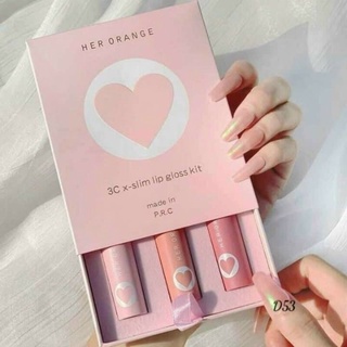 Set son kem Her 0range 3C x-slim lip gloss kit