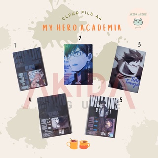 Clear file/ file đựng tài liệu A4 anime - my hero academia