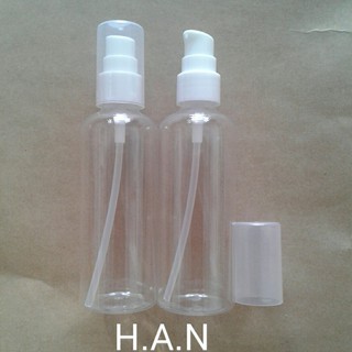 Chai nhựa chiết mỹ phẩm nắp xịt giọt 100ml