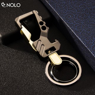 Bộ Móc Chìa Khóa 2 Khoen Kết Hợp Dụng Cụ Bật Nắp Chai Chất Liệu Hợp Kim Kẽm Nhôm Siêu Bền
